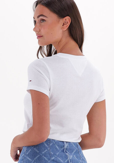 Gebroken wit TOMMY JEANS T-shirt TJW BABY TOMMY BAGELS SS - large