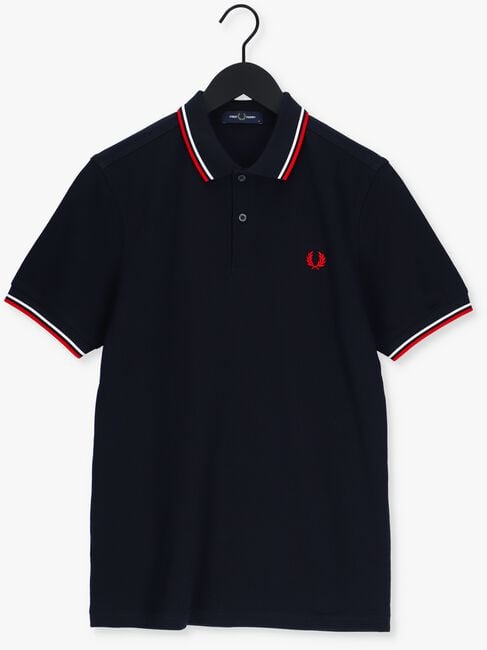 FRED PERRY Polo TWIN TIPPED FRED PERRY SHIRT Bleu foncé - large