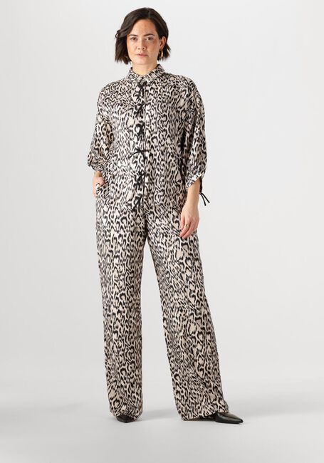 JANSEN AMSTERDAM Pantalon large ROMANA BROEK WA 429 WIDE LONG en blanc - large