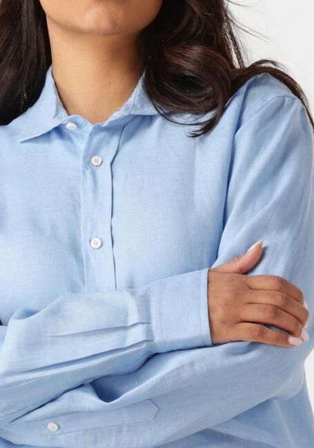 RESORT FINEST SHIRT 100% LINEN Blouses Bleu clair - large