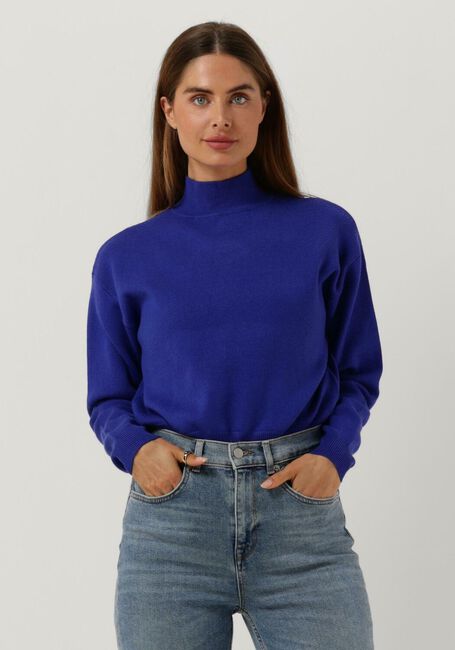 MINUS Pull JOSE KNIT TURTLENECK en bleu - large