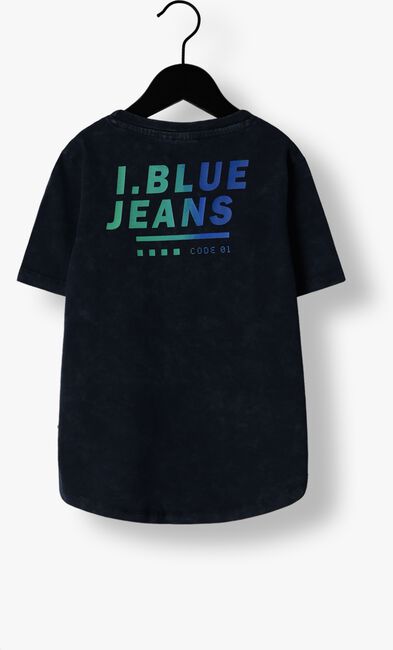 Blauwe INDIAN BLUE JEANS T-shirt T-SHIRT L.BLUE RAINBOW WASHED - large