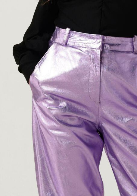 IBANA Pantalon PERFECTA METALLIC en violet - large
