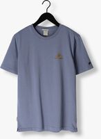 CAST IRON T-shirt SHORT SLEEVE R-NECK REGULAR FIT COTTON en bleu