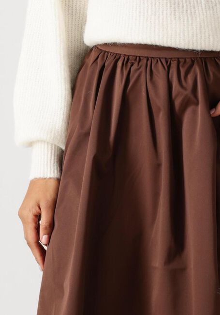 Bruine ROUGE EDIT Midirok ROUDETTA HW ANKLE SKIRT/R - large