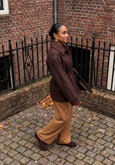 MSCH COPENHAGEN Pantalon MSCHPHILOMINA MICHELLE HW PANTS en gris - large