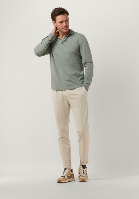 PROFUOMO Polo POLO LONG SLEEVE LS en vert - large