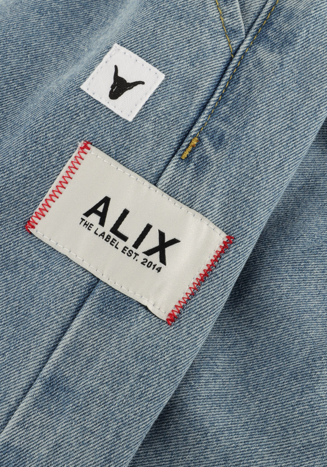 Lichtblauwe ALIX MINI Wide jeans WIDE LEG FLOWY DENIM PANTS - large