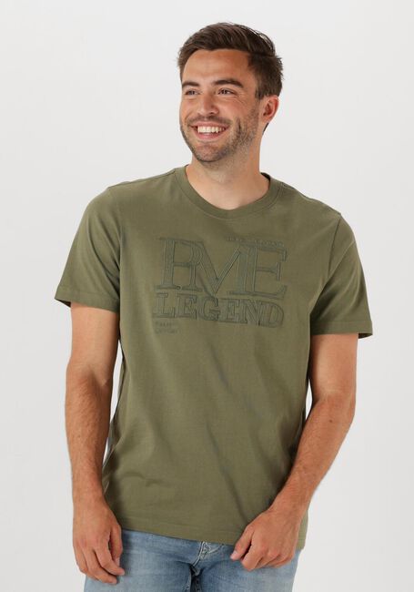 PME LEGEND T-shirt SINGLE JERSEY Olive - large