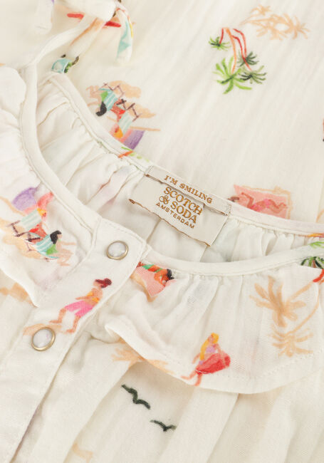 Ecru SCOTCH & SODA Jumpsuit ALL-OVER PRINTED CRINKLE COTTON ALL-IN-ONE Ecru SCOTCH & SODA Jumpsuit ALL-OVER PRINTED CRINKLE COTTON ALL-IN-ONE - large