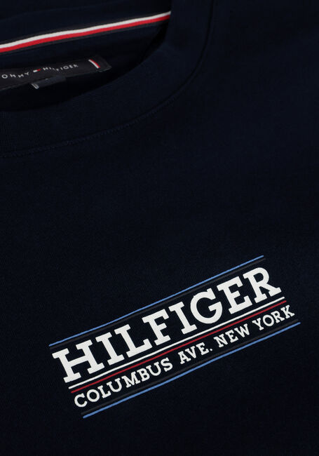 TOMMY HILFIGER T-shirt SMALL HILFIGER TEE Bleu foncé - large