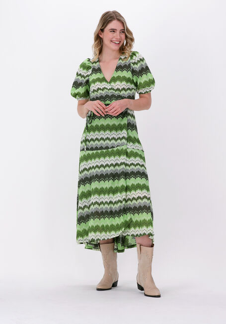 FREEBIRD Robe midi BELIA DRESS en vert - large