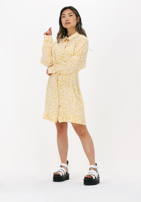 SECOND FEMALE Mini robe BELLADONNA NEW DRESS en jaune - large