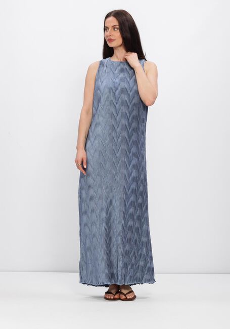 SELECTED WOMEN Robe maxi SLFANYA SL REGULAR ANKLE PLISSE en bleu - large