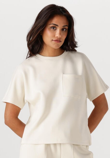 Ecru MSCH COPENHAGEN Top MSCHHARISSA IMA Q SS SWEATSHIRT - large