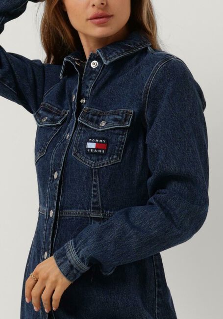 TOMMY JEANS Mini robe DRESSED en bleu - large