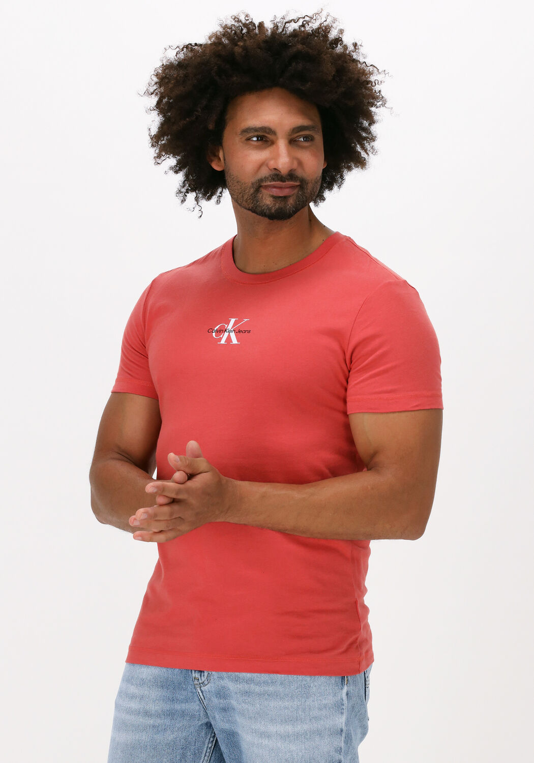 Calvin klein shirt rood outlet