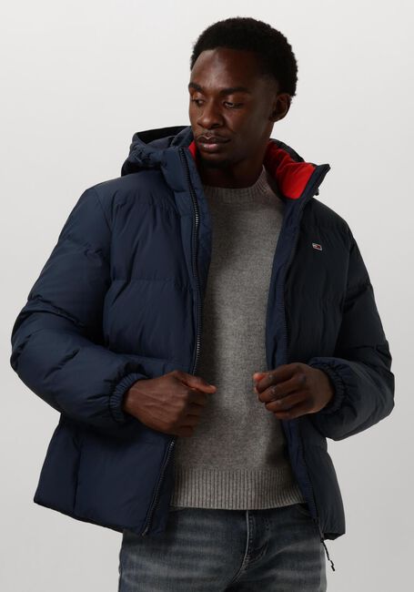 TOMMY JEANS Veste matelassé TJM ESSENTIAL DOWN Bleu foncé - large