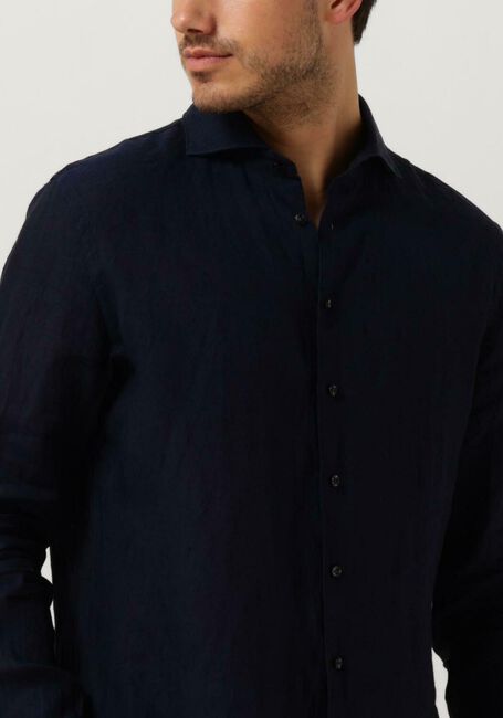 PROFUOMO Chemise décontracté SHIRT X-CUTAWAY SC LINNEN Bleu foncé - large