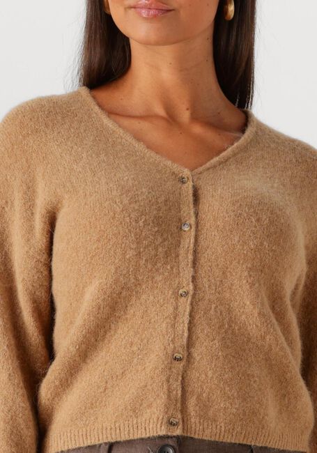 Camel MSCH COPENHAGEN Vest MSCHMILANIA HOPE CARDIGAN - large