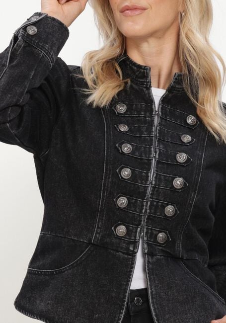 HAUTE L'AMITI&Eacute; Jack DENIM UNIFORM JACKET en gris - large