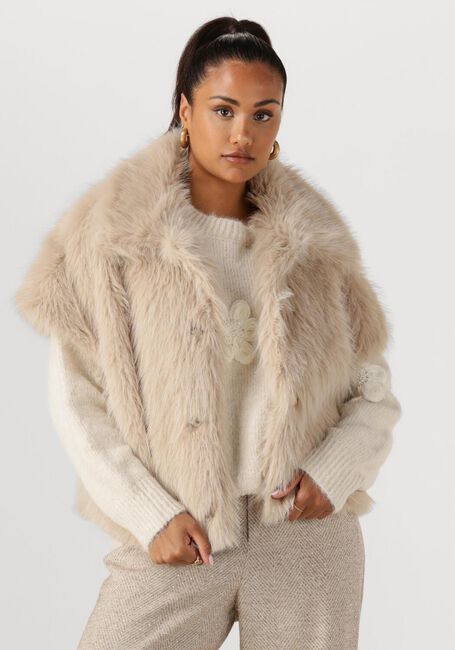 NUKUS Gilet LOUA GILET en beige - large