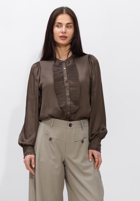Taupe NEO NOIR  ZOLA BLOUSE - large