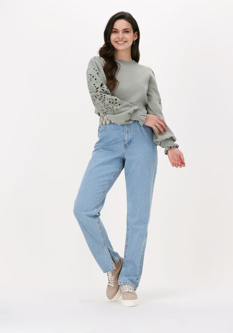 Groene OBJECT Trui REYNARD LS KNIT PULLOVER - large