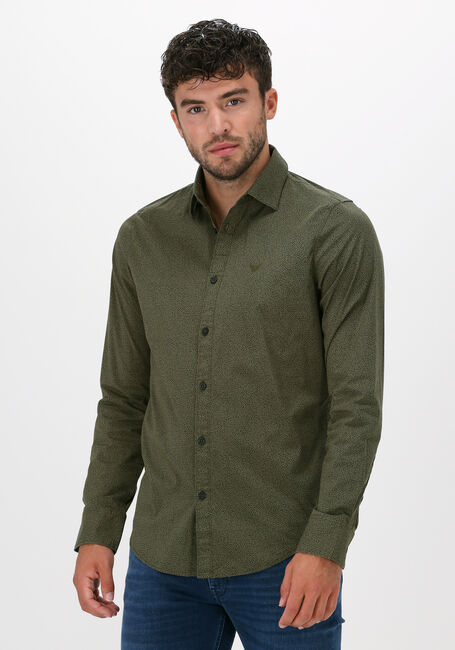 PME LEGEND Chemise d&eacute;contract&eacute; LONG SLEEVE SHIRT POPLIN STRET en vert - large
