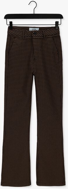 MINUS Pantalon évasé CARMA CHECK FLARED PANTS en marron - large