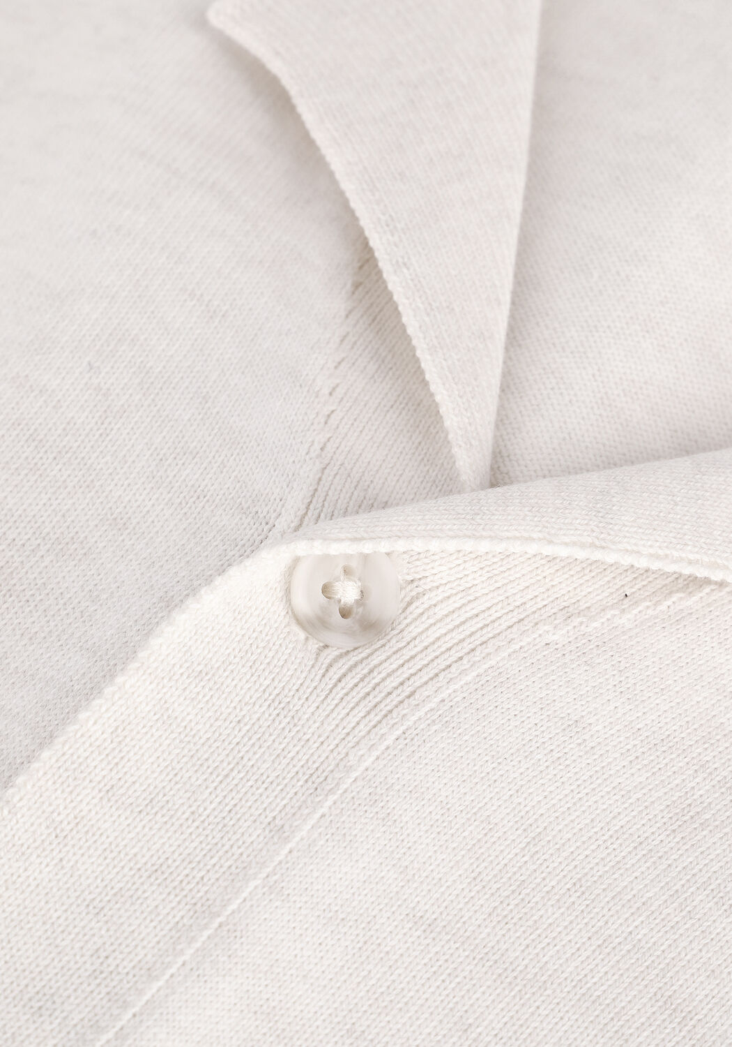 SELECTED MEN Chemise d&eacute;contract&eacute; SLHBERG SS KNIT CUBAN CARDIGAN Blanc - large