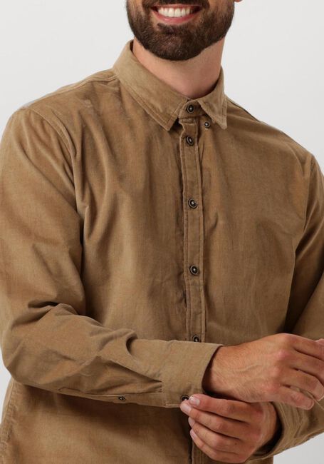ANERKJENDT Chemise décontracté AKLEIF SOLID CORD SHIRT en beige - large