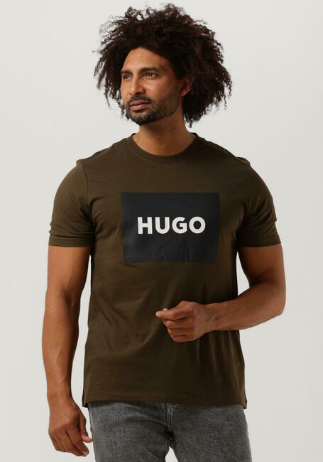 HUGO T-shirt DULIVE en vert - large
