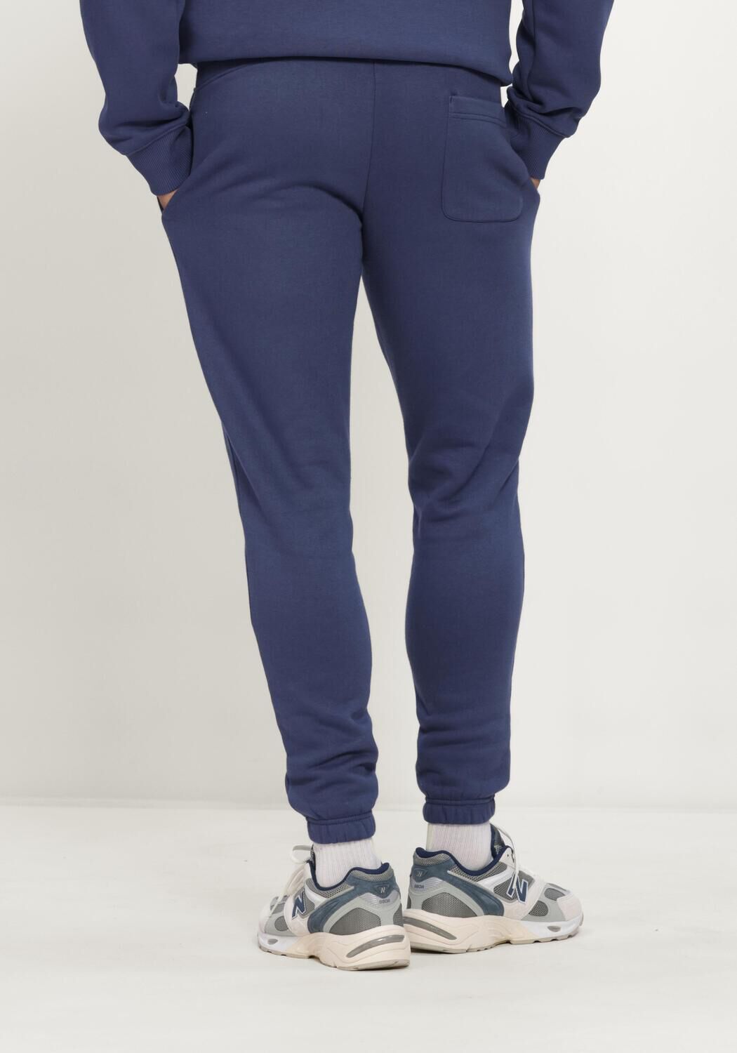 Blauwe TOMMY JEANS Joggingbroek TJM SLIM S FLAG SWEATPANT EXT - large