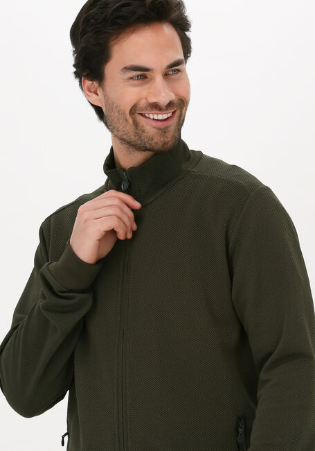 CRUYFF Gilet SANTIAGO TRACK TOP - TEXTURED POL en vert - large