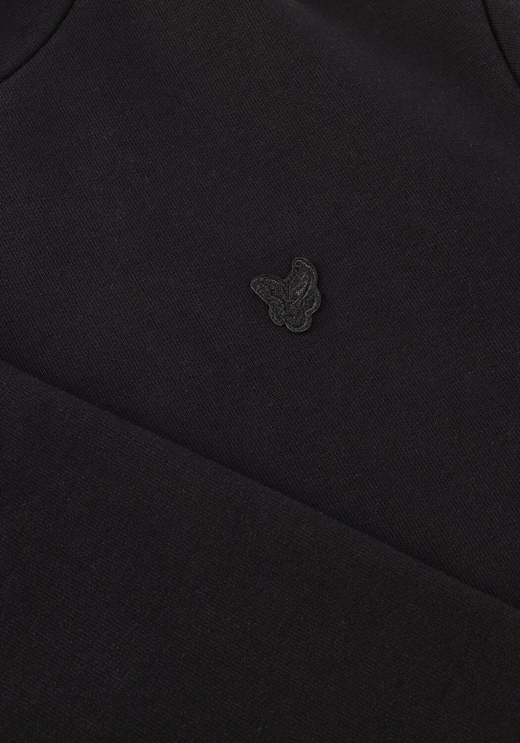 LYLE & SCOTT Chandail HEAVY WEIGHT DROP SHOULDER HOODIE en noir - large