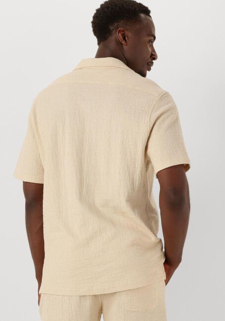 BUTCHER OF BLUE Chemise décontracté RIPLEY STRUCTURE SHIRT en beige - large