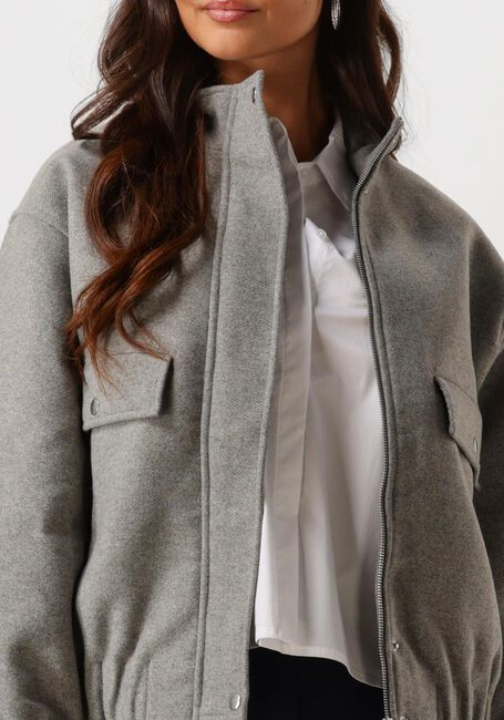 Grijze SELECTED FEMME Jack SLFSELMA BOMBER JACKET - large