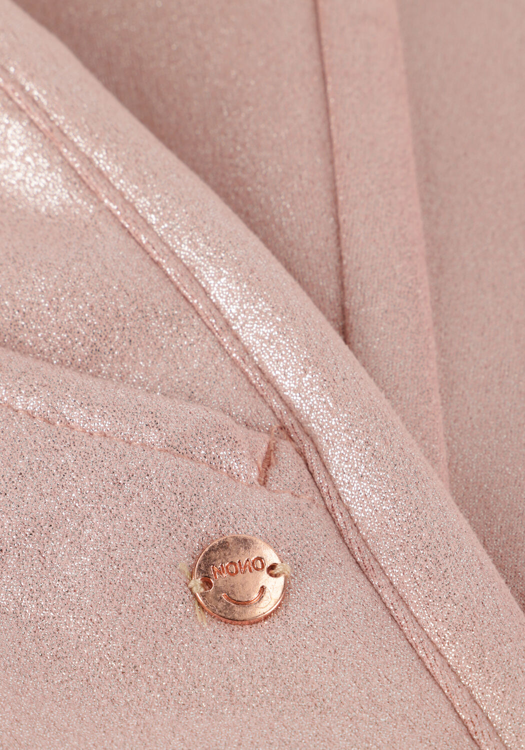 NONO Pantalon &eacute;vas&eacute; SOY FLARED COATED PANTS Rose clair - large