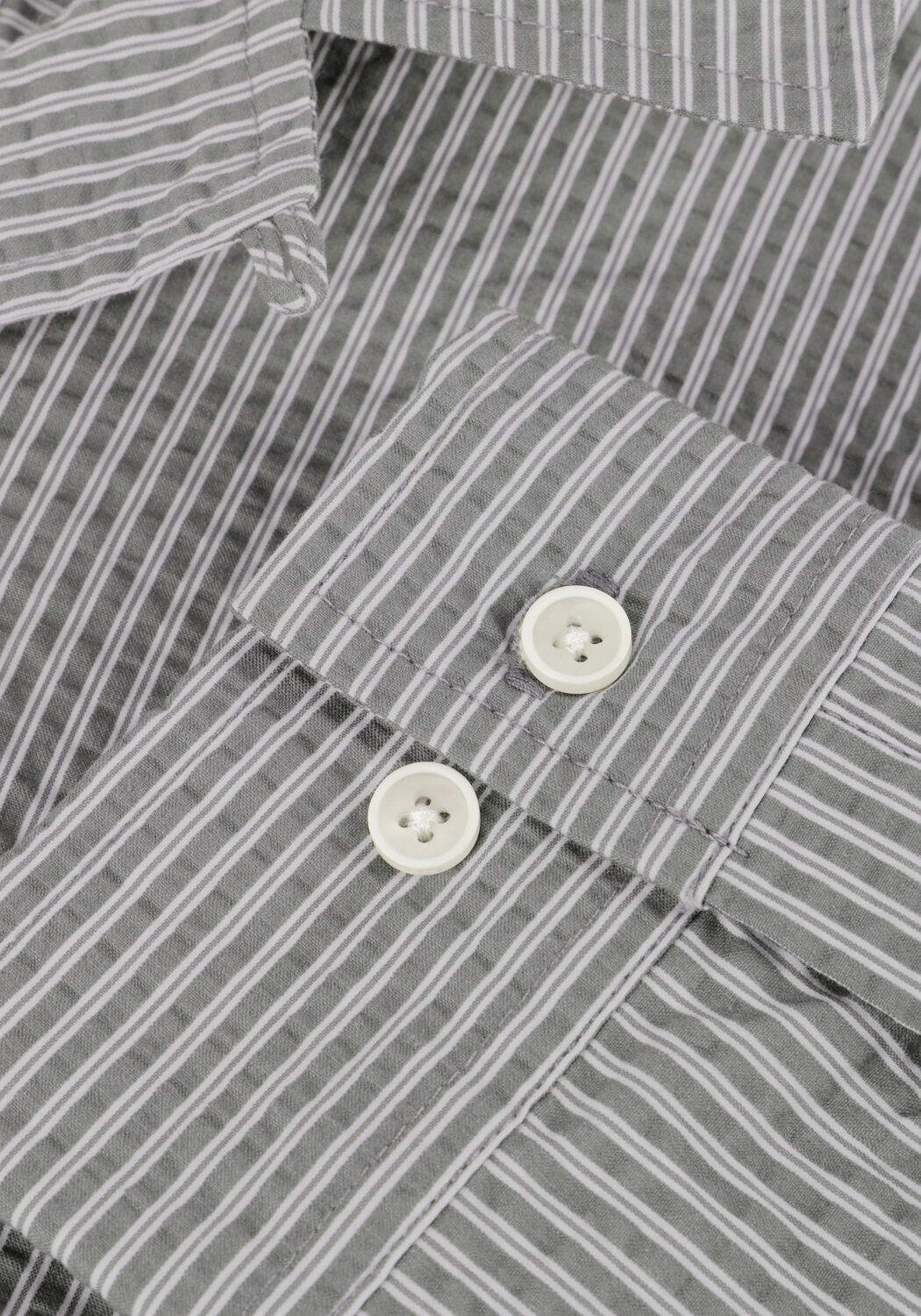 ANERKJENDT Chemise d&eacute;contract&eacute; AKKURT L/S STRIPE SHIRT Olive - large