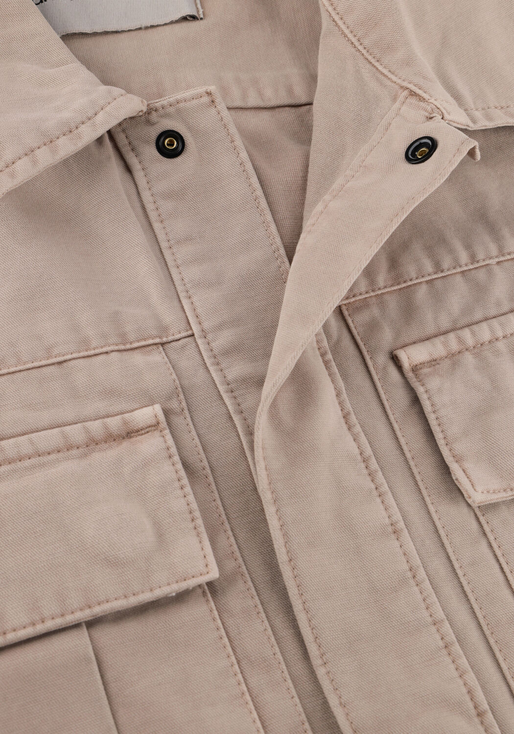 CALVIN KLEIN Surchemise MINERAL DYE UTILITY OVERSHIRT en beige - large