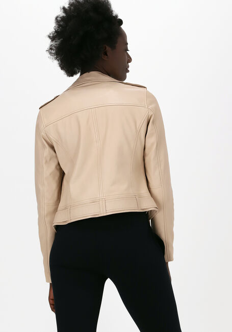 Beige IBANA Leren jas MOSS - large