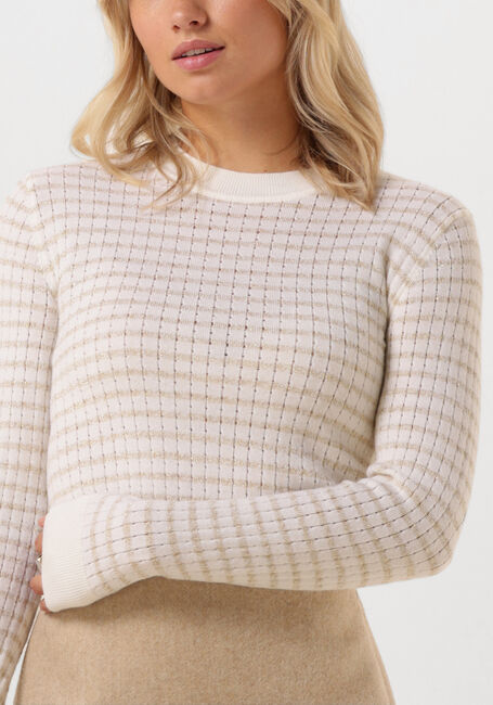 VANILIA LUREX CREWNECK Hauts & T-shirts Écru - large