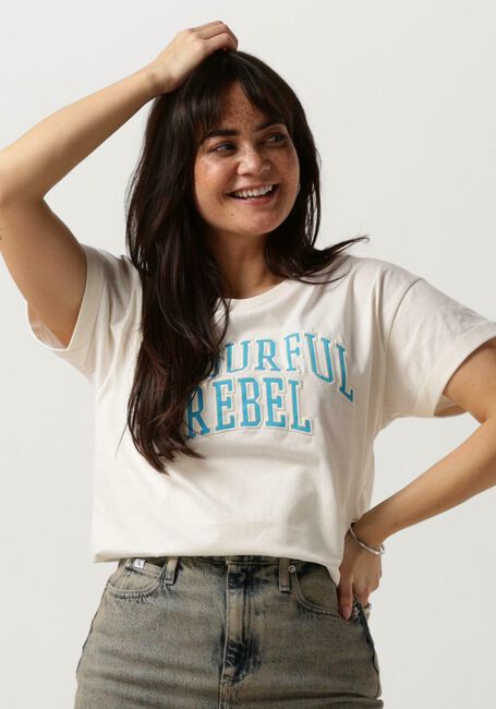 COLOURFUL REBEL T-shirt CR PATCH BOXY TEE en blanc - large