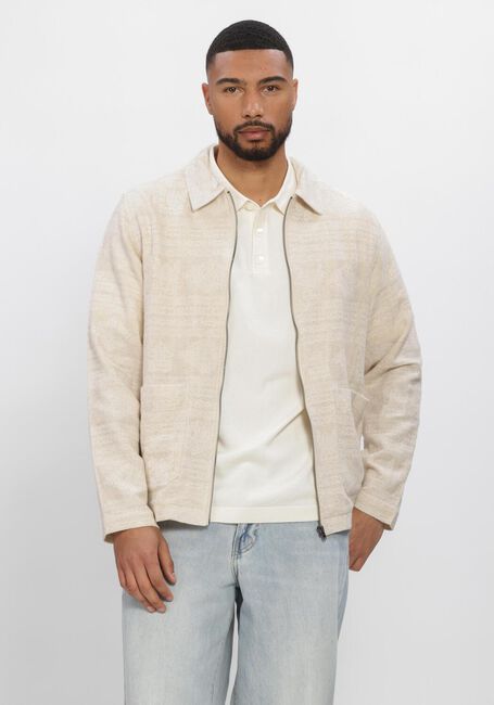 JC RAGS OVERSHIRT BENJI JACQUARD Surchemises en beige - large