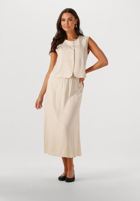 OBJECT Jupe maxi OBJAYA HW MIDI SKIRT 138 en beige - large