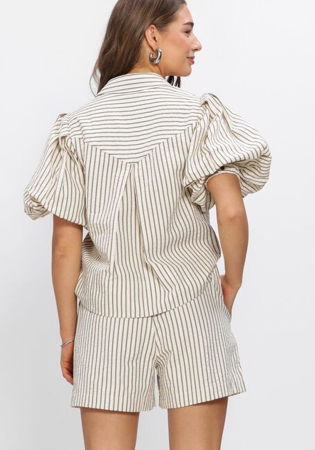 NOTRE-V NV-HINKA CREPE STRIPE Blouses Blanc - large