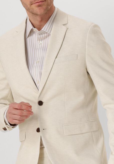 Beige SELECTED HOMME Colberts SLHSLIMAITOR JERSEY STRUC BLZ FLEX NOOS - large