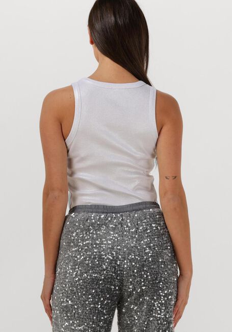 SUMMUM T-shirt RIB TANKTOP COTTON RIB en blanc - large