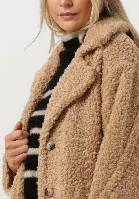 NOTRE-V Manteau Teddy TEDDY COAT LONG en taupe - large